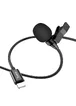 Мікрофон петличний Hoco L14 Lightning Black