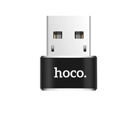 Переходник Hoco UA6 OTG USB Female to Type-C Male Черный