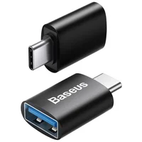 Переходник Baseus Ingenuity Series Mini Type-C to USB 3.1 (ZJJQ000001) Black