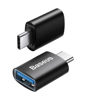 Переходник Baseus Ingenuity Series Mini Type-C to USB 3.1 (ZJJQ000001) Black