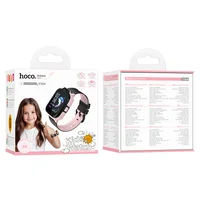 Дитячий cмарт-годинник Hoco Y104 4G Pink