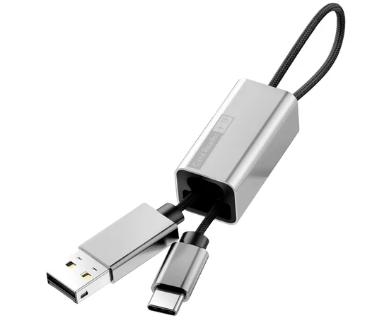 Картридер Baseus Pendant (подвеска) Серебряный