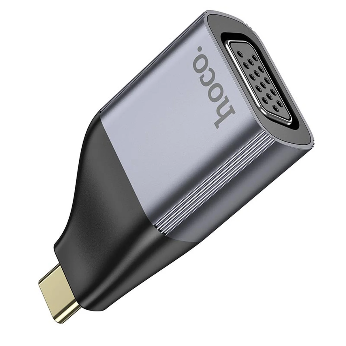 Переходник Hoco UA34 Type-C to VGA Metal grey