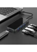 Переходник HUB Hoco HB15 Type-C to USB3.0+HDMI+PD Серый