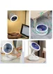 Настільний складаний вентилятор Folding Fan 2in1 with Night Light White