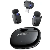 Петличный беспроводной микрофон Acefast R2 Type-C Black