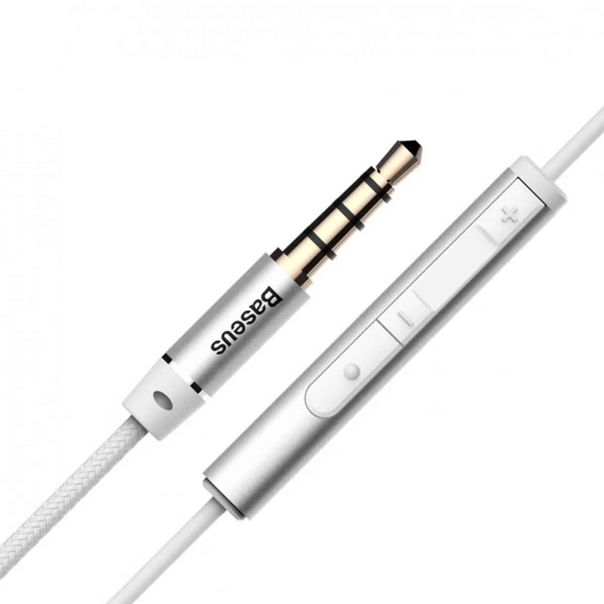 Проводная гарнитура Baseus Encok H06 3.5mm (stereo) (NGH06) Серебряный