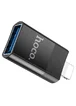 Переходник Hoco UA17 Lightning Male to USB Female USB2.0  Черный