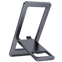 Підставка для телефону Hoco HD11 Volar metal folding Metal grey