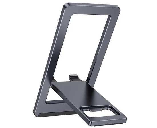 Підставка для телефону Hoco HD11 Volar metal folding Metal grey