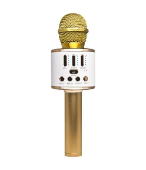 Караоке Микрофон-колонка Q88 Golden