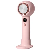 Портативный вентилятор YL007 with Display с подставкой для телефона 2000mAh Pink