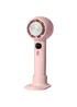 Портативний вентилятор YL007 with Display з підставкою для телефону 2000mAh Pink