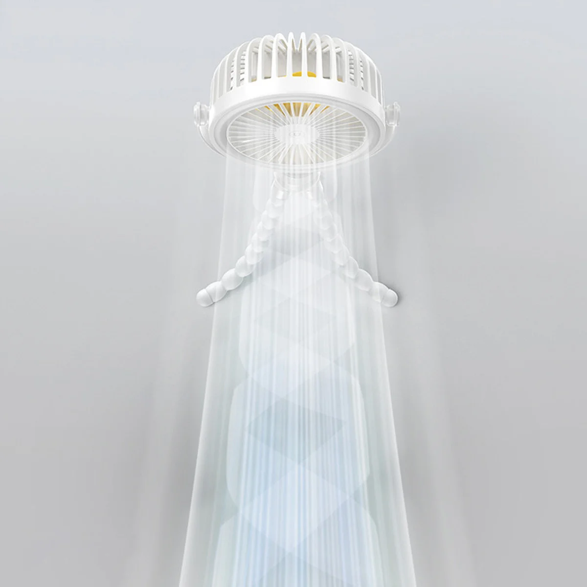 Портативный вентилятор Usams ZB289 Baby Stroller fan 2000mAh White