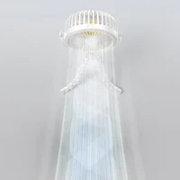 Портативный вентилятор Usams ZB289 Baby Stroller fan 2000mAh White