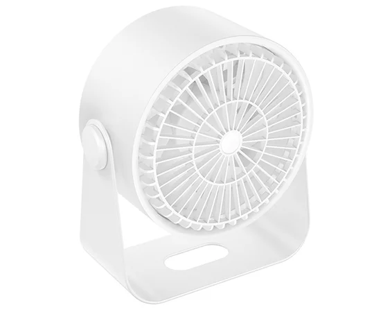 Настільний вентилятор Hoco HX66 desktop circulating fan 3000 mAh White