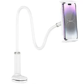Держатель настольный Hoco HD10 Bamboo lazy stand 4.5-13" White