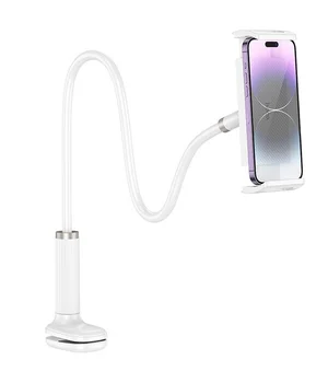 Регулируемая подставка для телефона/планшета Hoco HD10 Bamboo lazy stand White