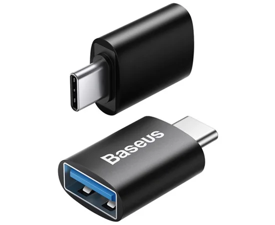 Переходник Baseus Ingenuity Series Mini Type-C to USB 3.1 (ZJJQ000001) Black
