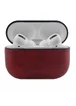 Кожаный футляр Leather series для наушников AirPods Pro Красный