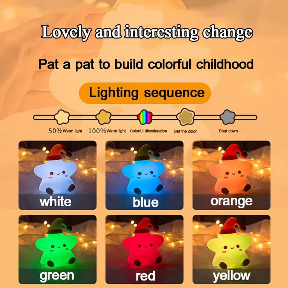 Ночник Star A23 with Remote control 1200 mAh White