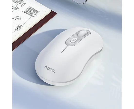 Мышь Hoco GM21 Platinum White Gray