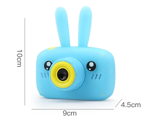 Детская фотокамера Baby Photo Camera Rabbit Голубой