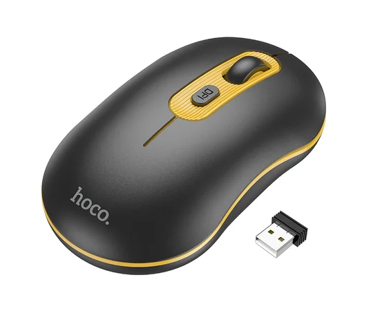 Мышь Hoco GM21 Platinum Black Yellow