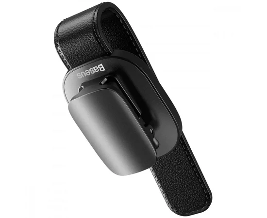 Держатель в машину для очков Baseus Platinum Vehicle (champing type) (ACYJN) Черный