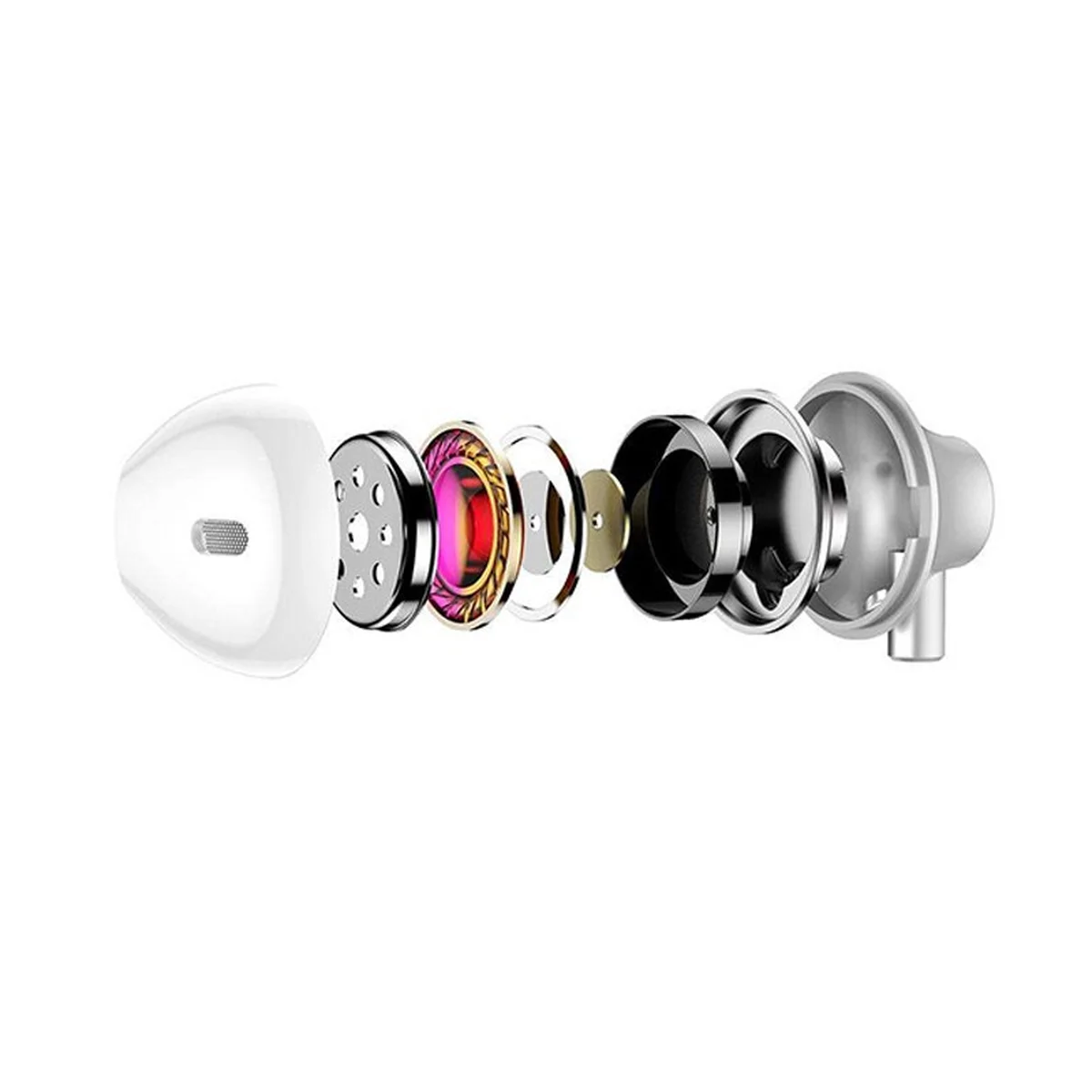 Проводная гарнитура Baseus Encok H06 3.5mm (stereo) (NGH06) Серебряный