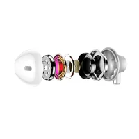 Проводная гарнитура Baseus Encok H06 3.5mm (stereo) (NGH06) Серебряный