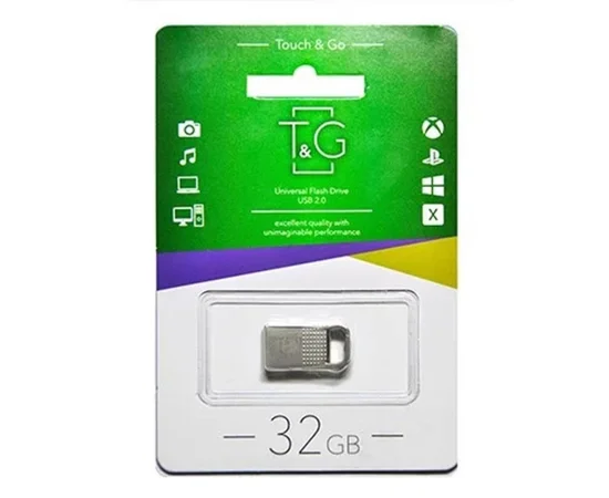 Флеш-драйв USB Flash Drive T&G 113 Metal Series 32GB Серебряный