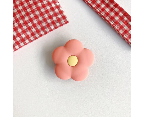 Держатель для телефона 3D Цветок/Оранжевый