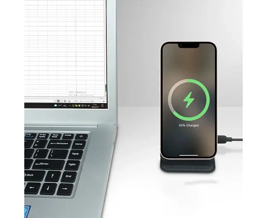 Підставка для телефону STAND JD-S69 із БЗУ 15W Black