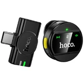 Петличний бездротовий мікрофон Hoco L21 Charm Type-C Black