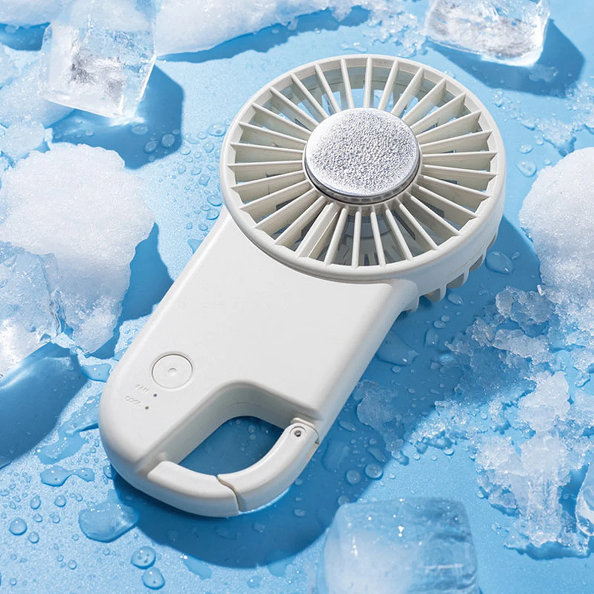 Портативный вентилятор SQT-BF2 с карабином 1800mAh White