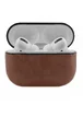 Кожаный футляр Leather series для наушников AirPods Pro Светло-коричневый
