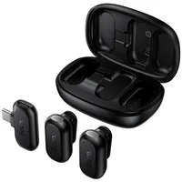 Петличный беспроводной микрофон Hoco L26 Dual-mic Smart AI (Type-C) Black