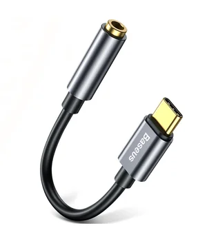 Переходник Baseus L54 Type-C to 3.5mm (CATL54) Серый