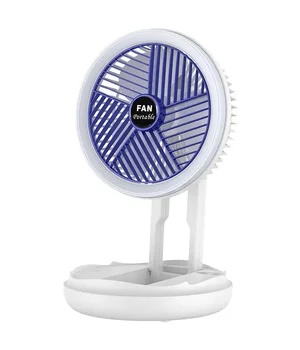 Настольный складной вентилятор Folding Fan 2in1 with Night Light White Настольный складной вентилятор Folding Fan 2in1 with Night Light White