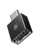 Переходник Baseus Exquisite Type-C Male to USB Female (CATJQ) Черный
