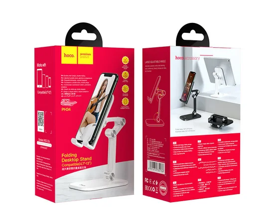 Подставка для телефона Hoco PH34 Белый