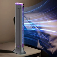 Настольный вентилятор F3 Tower Fan 3 speeds with battery 1200 mAh Purple