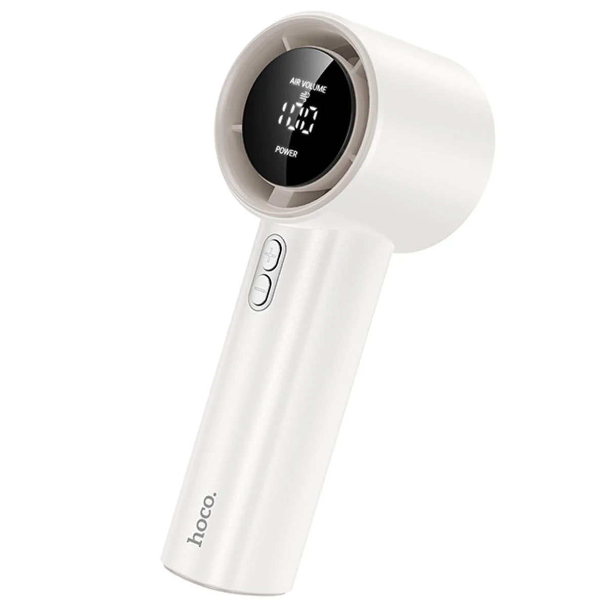 Портативный вентилятор Hoco HX64 Hurricane high speed handheld fan 3600 mAh White