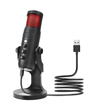 Микрофон конденсаторный для гейминга JMARY MC-PW9 Black Микрофон конденсаторный для гейминга JMARY MC-PW9 Black