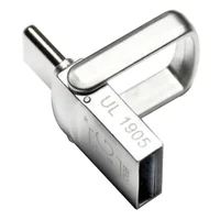 Флеш-драйв T&G 104 Metal series USB 3.0 - Type-C, 16GB Серебряный