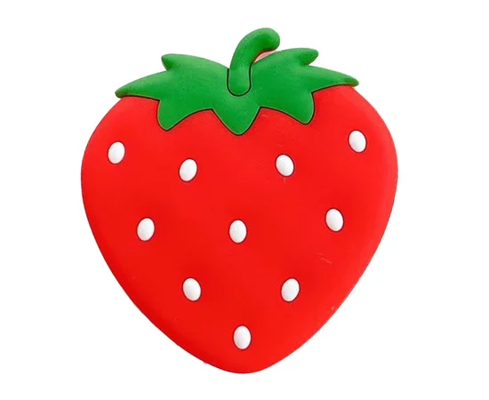 Держатель для телефона 3D Клубника / Красный