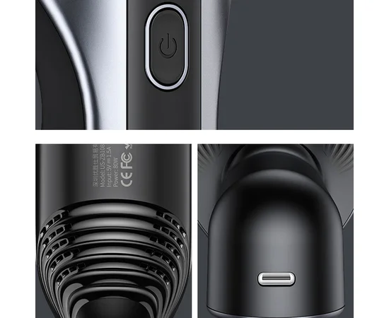 Портативный пылесос Usams US-ZB108-1 Черный