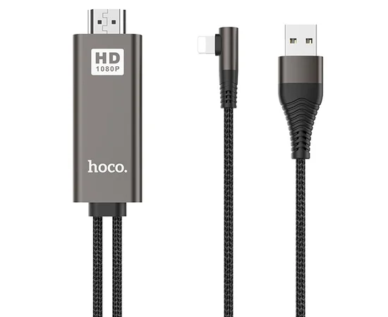 Переходник Hoco UA14 Lightning to HDMI Черный