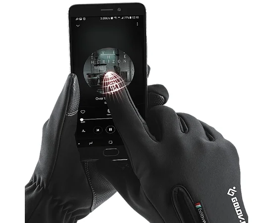 Перчатки сенсорные Golove joy водоотталкивающие Черный